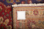 Tabriz Persian Rug 4'8" x 3'1" - Semi Antique Medallion Red, Cream Hand Knotted | back view | SKU 110994