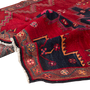 Saveh Persian Rug 7x4 ft - Semi Antique Medallion Red, Brown Hand Knotted | detail view | SKU 111121