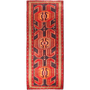 Ardabil Persian Rug 10x4 ft - Semi Antique Medallion Turquoise, White Hand Knotted | front view | SKU 110023