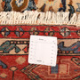 Meshkin Persian Rug 9x3 ft - Semi Antique Geometric Crimson, Green Hand Knotted | full view | SKU 110037