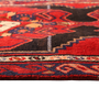Hamadan Persian Rug 10'0" x 3'1" - Semi Antique Afshan Red, Blue Hand Knotted | detail view | SKU 110109