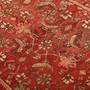 Hamadan Persian Rug 10x3 ft - Semi Antique Afshan Red, Blue Hand Knotted | back view | SKU 110200