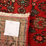 Hamadan Persian Rug 10'2" x 7'3" - Semi Antique Afshan Red, Blue Hand Knotted | full view | SKU 110508