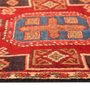 Ardabil Persian Rug 9'10" x 3'1" - Semi Antique Medallion Turquoise, White Hand Knotted | side view | SKU 110542