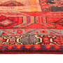 Ardabil Persian Rug 11'1" x 3'8" - Semi Antique Medallion Turquoise, White Hand Knotted | side view | SKU 110544