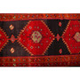 Ardabil Persian Rug 10x4 ft - Semi Antique Geometric, Tribal and Nomadic Red, Brown, Orange Hand Knotted | pile detail | SKU 110545