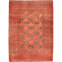 Afghan Persian Rug 9x6 ft - Semi Antique Geometric Multicolor Hand Knotted | front view | SKU 111001