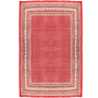 Arak Persian Rug 13'9" x 10'10" - Semi Antique Medallion Crimson, Red Hand Knotted | front view | SKU 111021