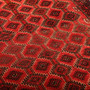 Baluch Persian Rug 5'9" x 3'1" - Semi Antique Mihrab Red, Blue Hand Knotted | back view | SKU 111028