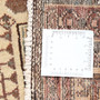 Saveh Persian Rug 5'1" x 3'8" - Semi Antique Medallion Red, Brown Hand Knotted | full view | SKU 111032