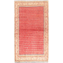 Arak Persian Rug 6x3 ft - Semi Antique Medallion Crimson, Red Hand Knotted | front view | SKU 111036