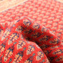 Arak Persian Rug 6'0" x 3'5" - Semi Antique Medallion Crimson, Red Hand Knotted | texture detail | SKU 111036