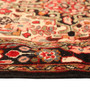 Lilihan Persian Rug 5'0" x 3'5" - Semi Antique Geometric Red, Navy Blue Hand Knotted | back view | SKU 111037