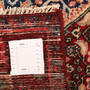 Bijar Persian Rug 10'1" x 3'11" - Semi Antique Medallion Crimson, Navy Blue Hand Knotted | full view | SKU 111065