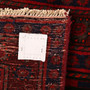 Bijar Persian Rug 11x4 ft - Semi Antique Geometric, Tribal and Nomadic Madder Red, Navy Blue, Crimson Hand Knotted | full view | SKU 111068