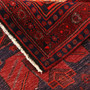 Bijar Persian Rug 11x4 ft - Semi Antique Medallion Crimson, Navy Blue Hand Knotted | detail view | SKU 111068