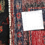 Bijar Persian Rug 10'0" x 3'5" - Semi Antique Medallion Crimson, Navy Blue Hand Knotted | full view | SKU 111089