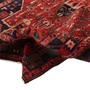Songhor Persian Rug 9'10" x 5'1" - Semi Antique Geometric Red, Blue Hand Knotted | detail view | SKU 111094