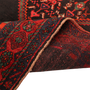 Bijar Persian Rug 10x4 ft - Semi Antique Medallion Crimson, Navy Blue Hand Knotted | detail view | SKU 111096