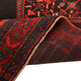 Bijar Persian Rug 10'2" x 4'3" - Semi Antique Medallion Crimson, Navy Blue Hand Knotted | detail view | SKU 111096