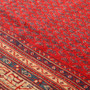 Arak Persian Rug 11'1" x 7'5" - Semi Antique Medallion Crimson, Red Hand Knotted | back view | SKU 111108