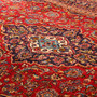 Ardakan Persian Rug 10'6" x 6'5" - Semi Antique Medallion Ivory, Beige Hand Knotted | back view | SKU 111110