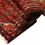 Hamadan Persian Rug 9'0" x 1'12" - Semi Antique Afshan Red, Blue Hand Knotted | detail view | SKU 111115
