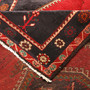Kelardasht Persian Rug 6x4 ft - Semi Antique Medallion Red, Black Hand Knotted | corner detail | SKU 111120
