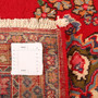 Mashad Persian Rug 7x4 ft - Semi Antique Medallion Crimson, Ultramarine Hand Knotted | full view | SKU 111122