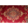 Farahan Persian Rug 14x10 ft - Antique Shah Abbasi, Medallion (Toranj) Madder Red, Cream, Beige Hand Knotted | pile detail | SKU 111125