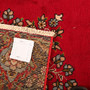 Tabriz Persian Rug 12'2" x 9'3" - Semi Antique Medallion Red, Cream Hand Knotted | full view | SKU 111136
