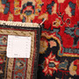 Mashad Persian Rug 5x3 ft - Semi Antique Medallion Crimson, Ultramarine Hand Knotted | full view | SKU 111143