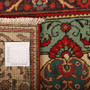 Tabriz Persian Rug 12x9 ft - Semi Antique Medallion Red, Cream Hand Knotted | full view | SKU 111144
