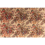 Tabriz Persian Rug 12x9 ft - Semi Antique Medallion Red, Cream Hand Knotted | side view | SKU 111145