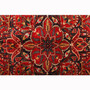 Heriz Persian Rug 12'8" x 9'6" - Semi Antique Medallion Red, Brown Hand Knotted | back view | SKU 111149