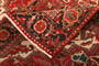 Heriz Persian Rug 9'11" x 6'7" - Semi Antique Medallion Red, Brown Hand Knotted | pile detail | SKU 111156