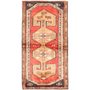 Kelardasht Persian Rug 5'11" x 2'11" - Semi Antique Medallion Red, Black Hand Knotted | front view | SKU 111159