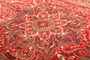 Heriz Persian Rug 11'2" x 8'4" - Semi Antique Medallion Red, Brown Hand Knotted | full view | SKU 111179