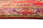 Tabriz Persian Rug 10'0" x 6'7" - Semi Antique Medallion Red, Cream Hand Knotted | detail view | SKU 111183