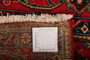 Tabriz Persian Rug 9x9 ft - Semi Antique Medallion Red, Cream Hand Knotted | detail view | SKU 111195