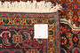 Ardabil Persian Rug 9'5" x 6'8" - Semi Antique Medallion Turquoise, White Hand Knotted | detail view | SKU 111198