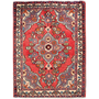 Arak Persian Rug 2'9" x 2'1" - Semi Antique Medallion Crimson, Red Hand Knotted | front view | SKU 111203