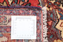 Arak Persian Rug 2'9" x 2'1" - Semi Antique Medallion Crimson, Red Hand Knotted | corner detail | SKU 111205