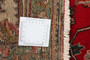 Tabriz Persian Rug 13x9 ft - Semi Antique Afshan (All-Over), Shah Abbasi Madder Red, Cream, Brown Hand Knotted | detail view | SKU 111210