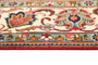 Tabriz Persian Rug 13'1" x 9'8" - Semi Antique Medallion Red, Cream Hand Knotted | pile detail | SKU 111210
