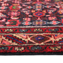 Hamadan Persian Rug 9x3 ft - Semi Antique Afshan Red, Blue Hand Knotted | side view | SKU 111214