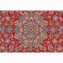 Najafabad Persian Rug 13'1" x 9'10" - Semi Antique Medallion Red, Beige Hand Knotted | pile detail | SKU 111220