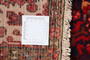 Hamadan Persian Rug 12'12" x 3'10" - Semi Antique Afshan Red, Blue Hand Knotted | full view | SKU 111235