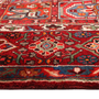 Bakhtiari Persian Rug 12'6" x 10'6" - Semi Antique Medallion Blue, Crimson Hand Knotted | back view | SKU 111300