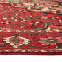 Bakhtiari Persian Rug 9'10" x 6'11" - Semi Antique Medallion Blue, Crimson Hand Knotted | back view | SKU 111303